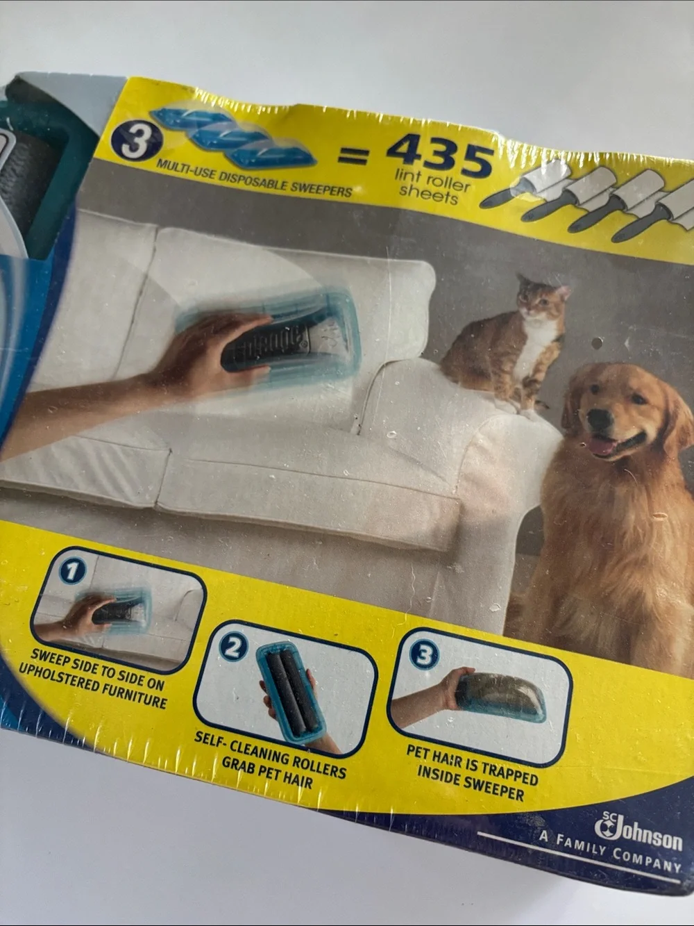 Pledge Fabric Sweeper for Pet Hair – 3 pack. Discontinued